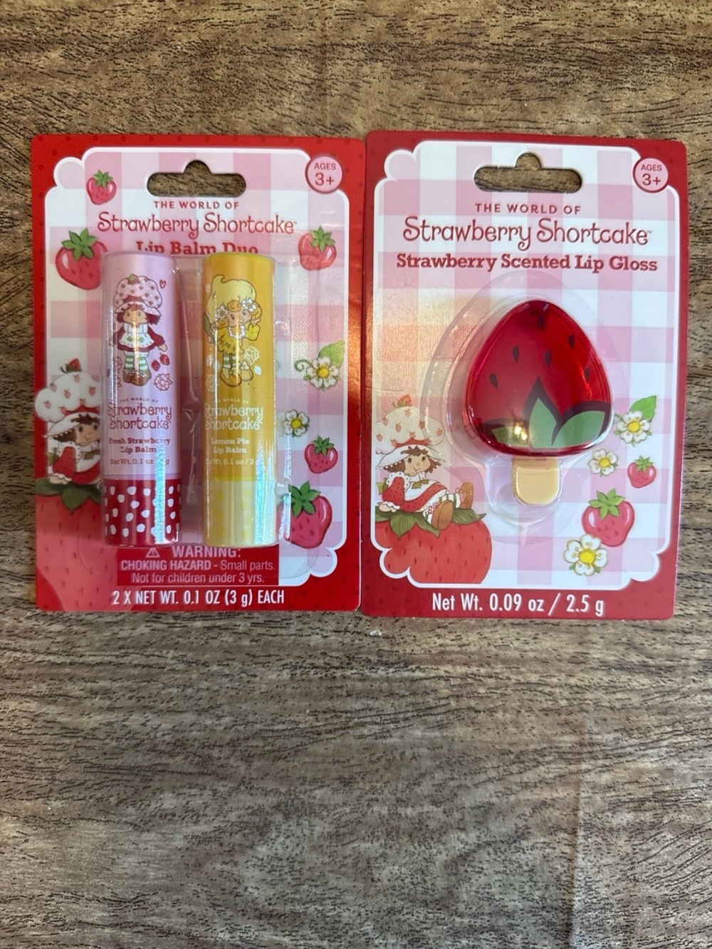 Strawberry Shortcake Lip Gloss & Balm Duo - Red, Pink
